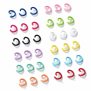 O-ringe. Kraftige. Lakerede. Mix farve. 8 mm. 50 stk.